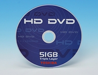 Трехслойные HD DVD объемом 51 гигабайт получили одобрение в качестве стандарта